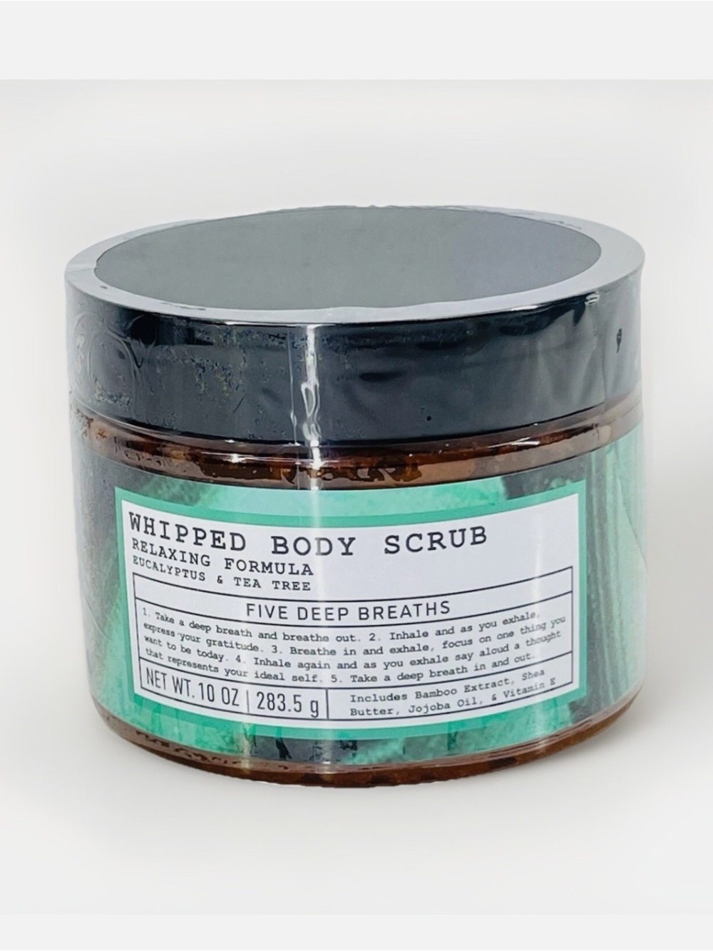 Five Deep Breaths Whipped Body Scrub - Relaxing Formula Eucalyptus & Tea Tree